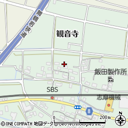 京都府福知山市観音寺545周辺の地図