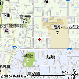 愛知県一宮市起西生出11周辺の地図