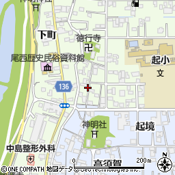 愛知県一宮市起用水東247周辺の地図