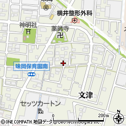 愛知県小牧市文津738周辺の地図