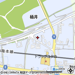 京都府綾部市大島町北和田14周辺の地図
