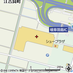 ホームセンターバローメガストア羽島インター店周辺の地図