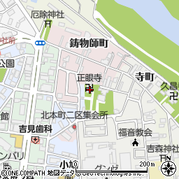 京都府福知山市寺町30周辺の地図