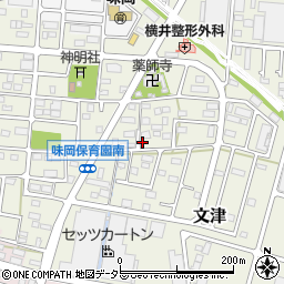 愛知県小牧市文津739周辺の地図