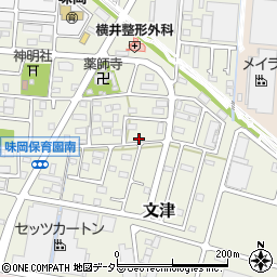 愛知県小牧市文津931周辺の地図