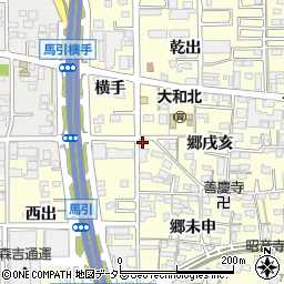 愛知県一宮市大和町馬引郷戌亥7周辺の地図
