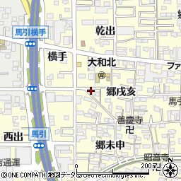 愛知県一宮市大和町馬引郷戌亥6周辺の地図