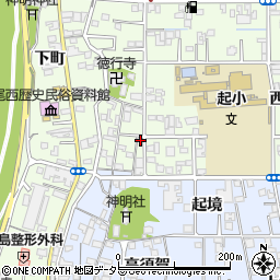 愛知県一宮市起西生出7周辺の地図