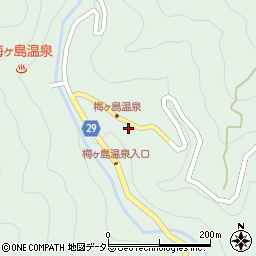 梅ヶ島温泉ホテル　梅薫楼周辺の地図