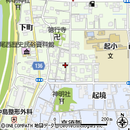 愛知県一宮市起用水東22周辺の地図