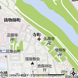 京都府福知山市寺町13周辺の地図
