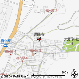 源隆寺周辺の地図