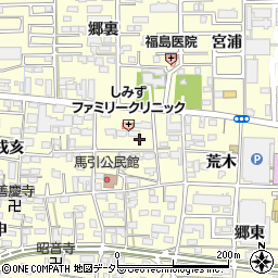 愛知県一宮市大和町馬引郷丑寅周辺の地図