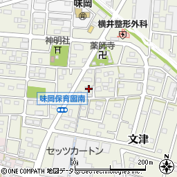 愛知県小牧市文津760周辺の地図