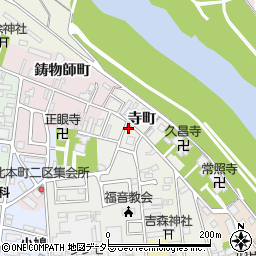 京都府福知山市寺町23周辺の地図