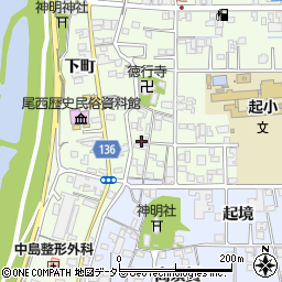 愛知県一宮市起用水東259周辺の地図