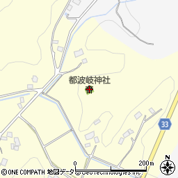 都波岐神社周辺の地図