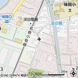 愛知県小牧市小松寺555-11周辺の地図
