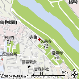 京都府福知山市寺周辺の地図