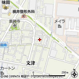 愛知県小牧市文津947周辺の地図