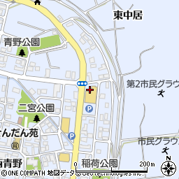 京都府綾部市青野町周辺の地図