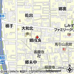 愛知県一宮市大和町馬引郷戌亥2201周辺の地図