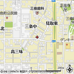 愛知県一宮市三条中21周辺の地図