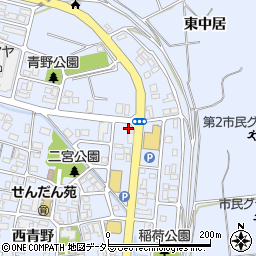 京都府綾部市青野町高田周辺の地図