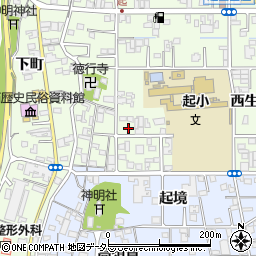 愛知県一宮市起西生出5-11周辺の地図