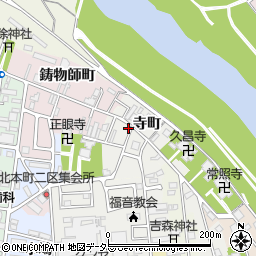 京都府福知山市寺町35周辺の地図