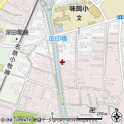 愛知県小牧市東田中2226周辺の地図