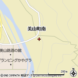 京都府南丹市美山町南横田周辺の地図