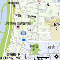 愛知県一宮市起用水東260周辺の地図