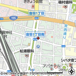 岡地証券株式会社一宮支店周辺の地図
