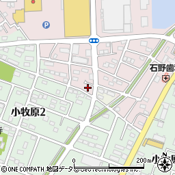 愛知県小牧市岩崎856-3周辺の地図