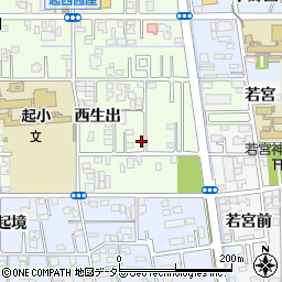 愛知県一宮市起西生出78-2周辺の地図