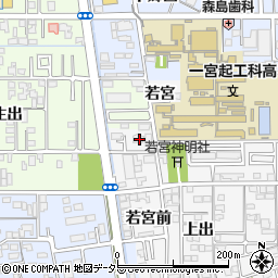 愛知県一宮市東五城若宮5周辺の地図