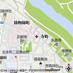 京都府福知山市寺町42周辺の地図