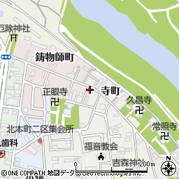 京都府福知山市寺町43周辺の地図