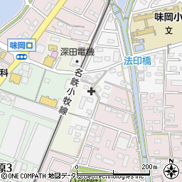 愛知県小牧市小松寺555-5周辺の地図