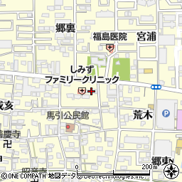 愛知県一宮市大和町馬引郷丑寅2133周辺の地図