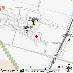 滋賀県高島市永田791周辺の地図