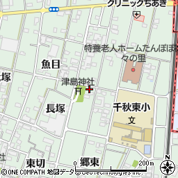 愛知県一宮市千秋町加納馬場松下87周辺の地図