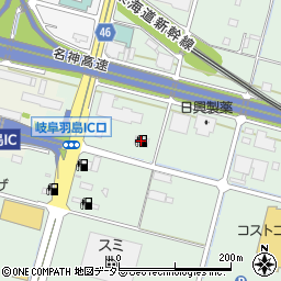コスモＮＥＷ羽島ＳＳ周辺の地図