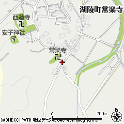 島根県出雲市湖陵町常楽寺832-1周辺の地図
