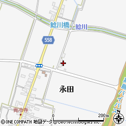 滋賀県高島市永田1683周辺の地図