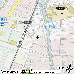愛知県小牧市小松寺555-3周辺の地図