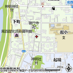 愛知県一宮市起用水東257周辺の地図
