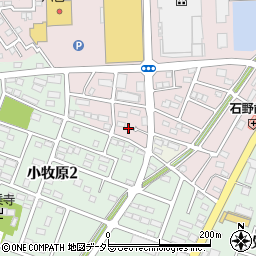 愛知県小牧市岩崎856周辺の地図