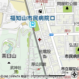 京都府福知山市厚中町50周辺の地図